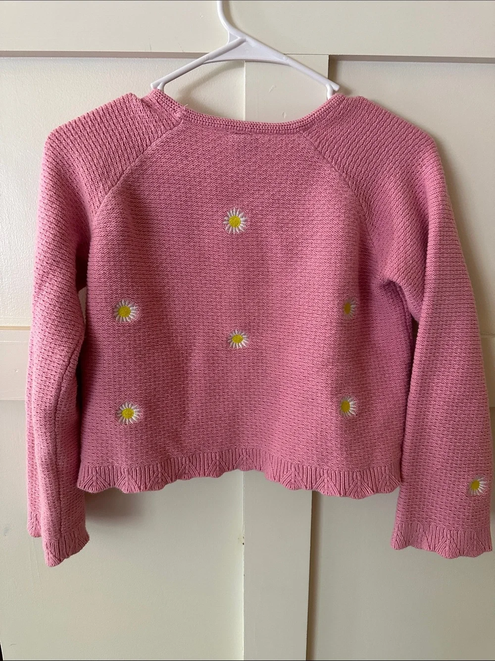Old Navy Pink Daisy Crewneck Sweater